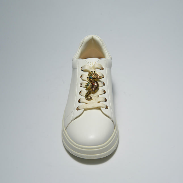 CINZIA SOFT 2001 SNEAKERS BEIGE-ORO