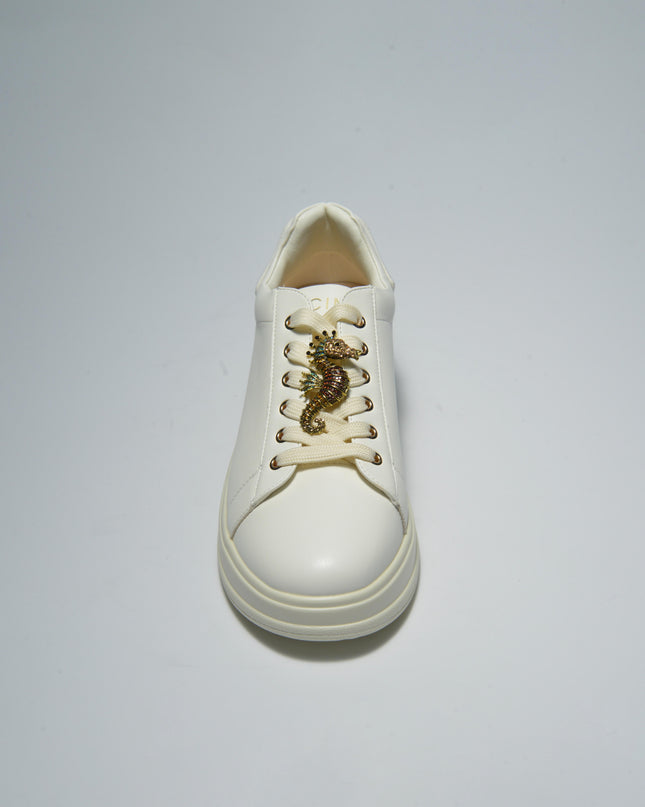 CINZIA SOFT 2001 SNEAKERS BEIGE-ORO
