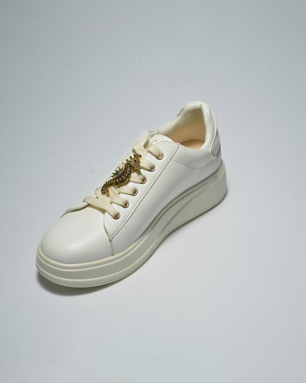 CINZIA SOFT 2001 SNEAKERS BEIGE-ORO