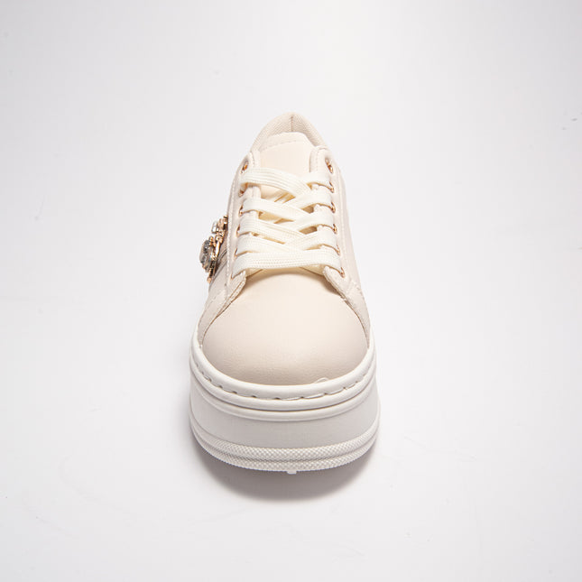 NINì PARIS 6291 SNEAKERS BEIGE-ORO