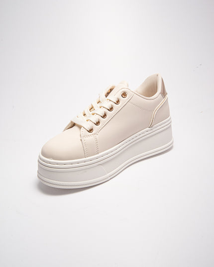 NINì PARIS 6291 SNEAKERS BEIGE-ORO