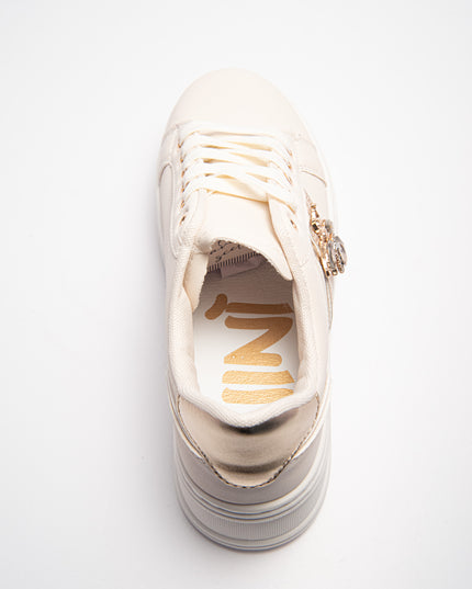 NINì PARIS 6291 SNEAKERS BEIGE-ORO