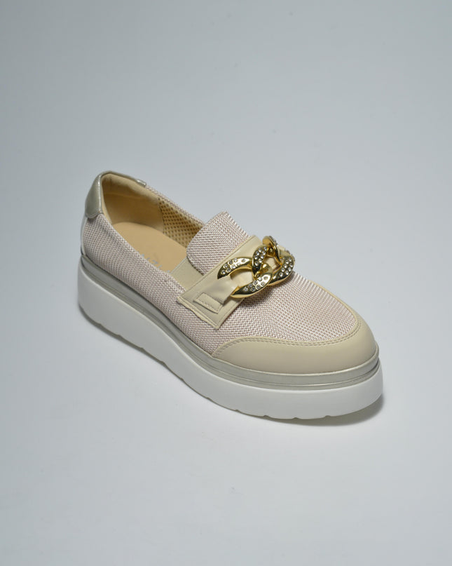 CINZIA SOFT R001 MOCASSINO BEIGE