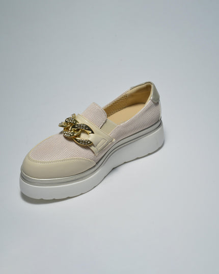 CINZIA SOFT R001 MOCASSINO BEIGE