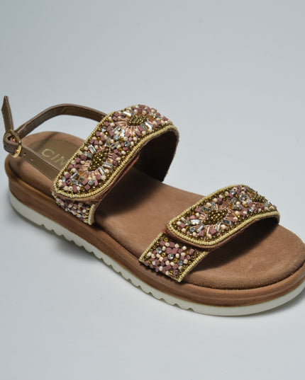 CINZIA SOFT 6002 SANDALO MARRONE-MULTI
