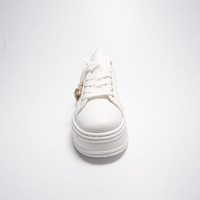NINì PARIS 6291 SNEAKERS BIANCO-ORO