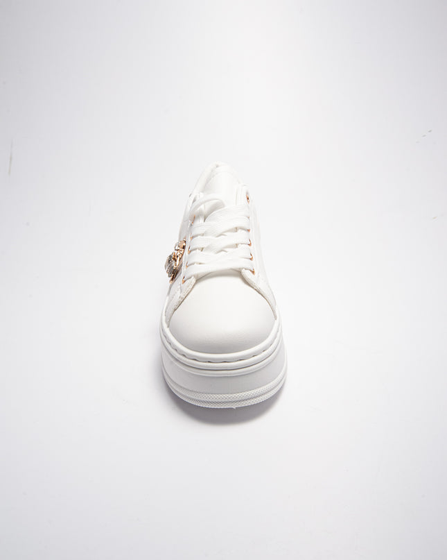 NINì PARIS 6291 SNEAKERS BIANCO-ORO