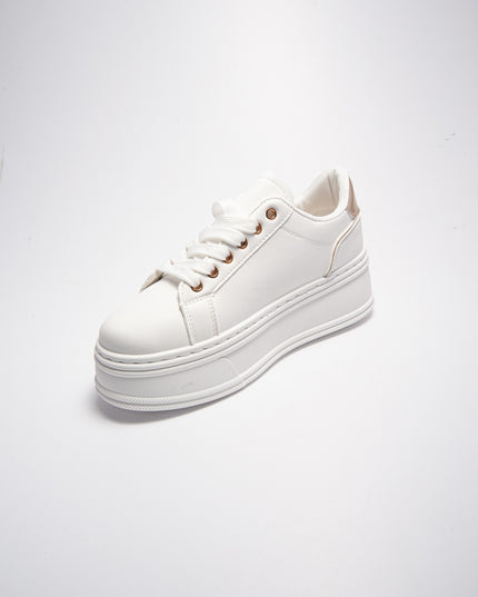 NINì PARIS 6291 SNEAKERS BIANCO-ORO