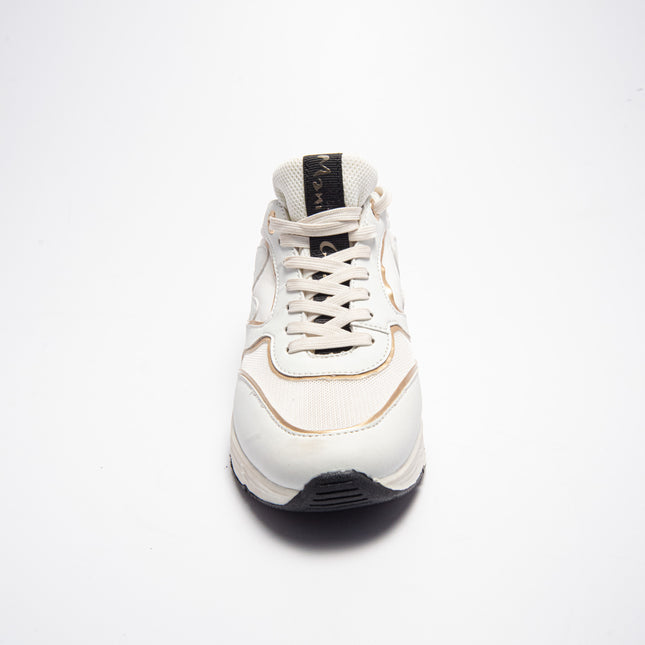 MANILA GRACE V.10 C.C SNEAKERS BIANCA-ORO