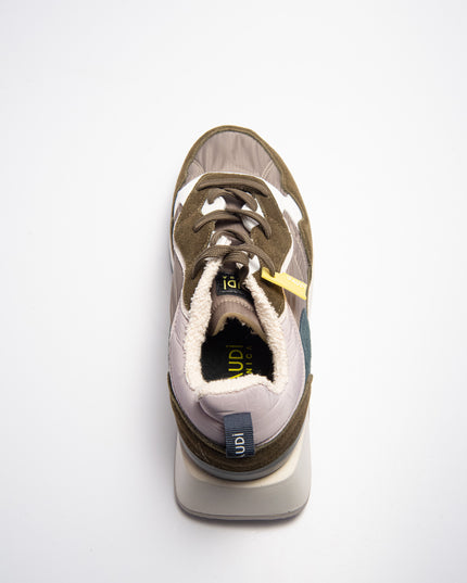 GAUDI C.C 4700 SNEAKERS SCAMOSCIATA VERDE