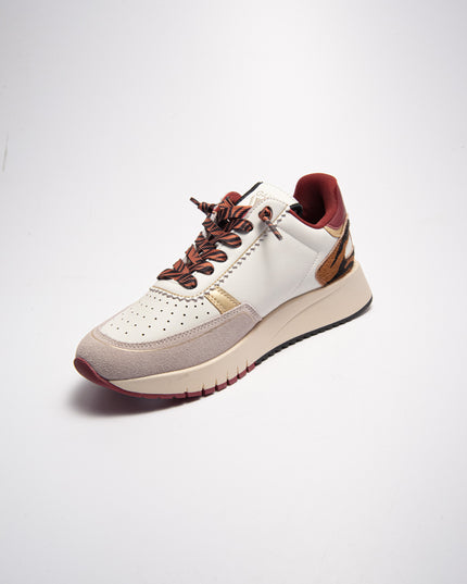 GAUDI C.C 4721 SNEAKERS BIANCA-MARRONE
