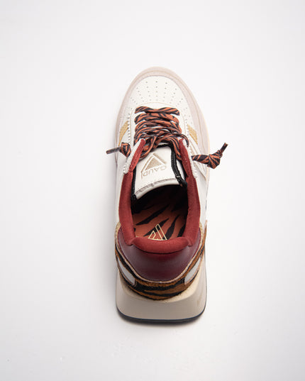 GAUDI C.C 4721 SNEAKERS BIANCA-MARRONE