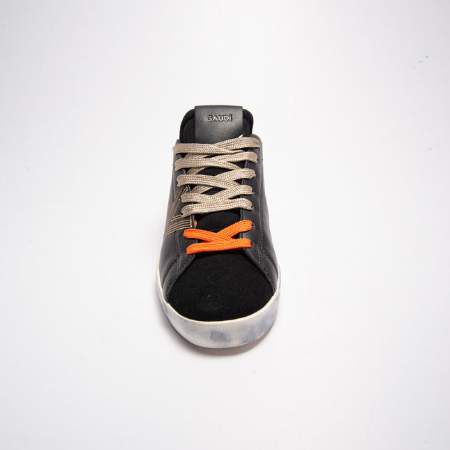 GAUDI C.C  4100 SNEAKERS NERA-ORO