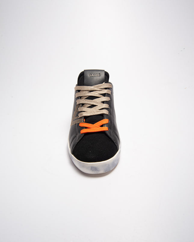 GAUDI C.C  4100 SNEAKERS NERA-ORO
