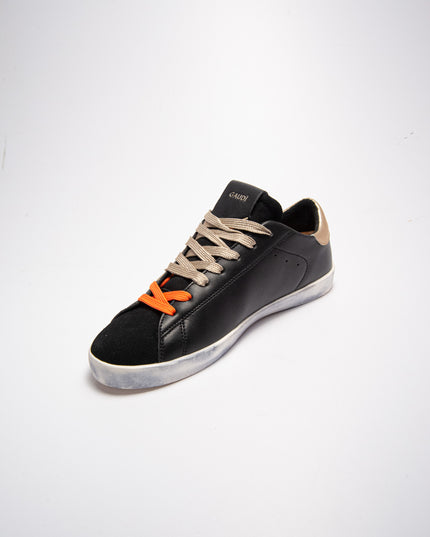 GAUDI C.C  4100 SNEAKERS NERA-ORO