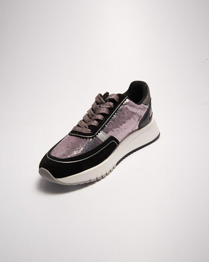 GAUDI C.C 4722 SNEAKERS NERA-ARGENTATA