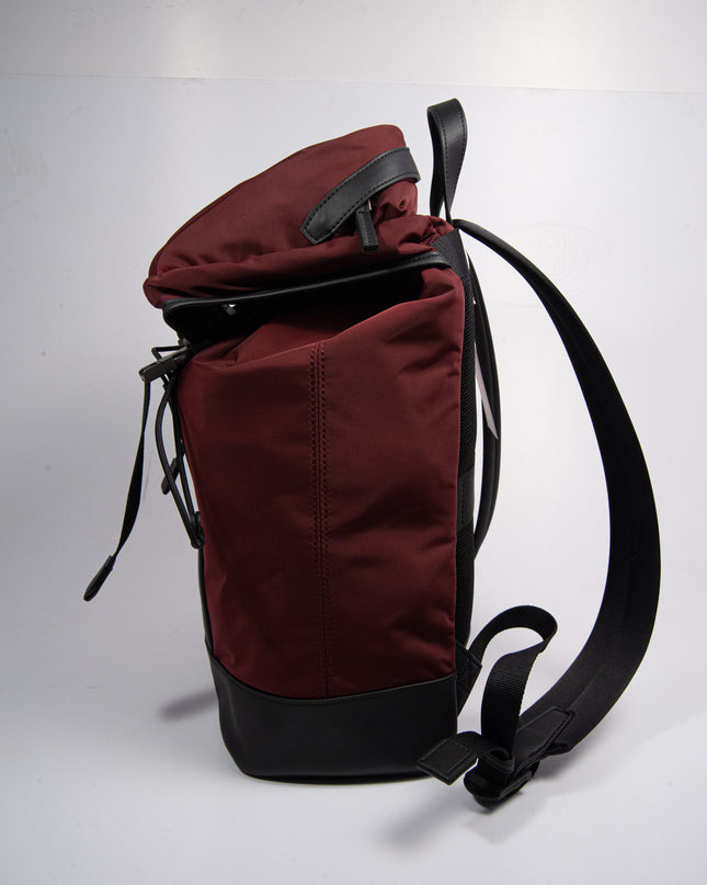 TH NYLON FLAP BACKPACK RED WINE