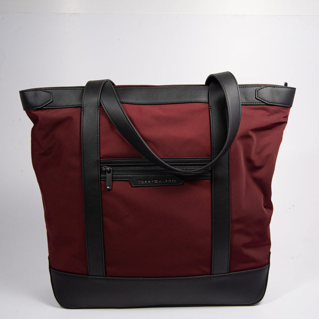 TH NYLON TOTE RED WINE