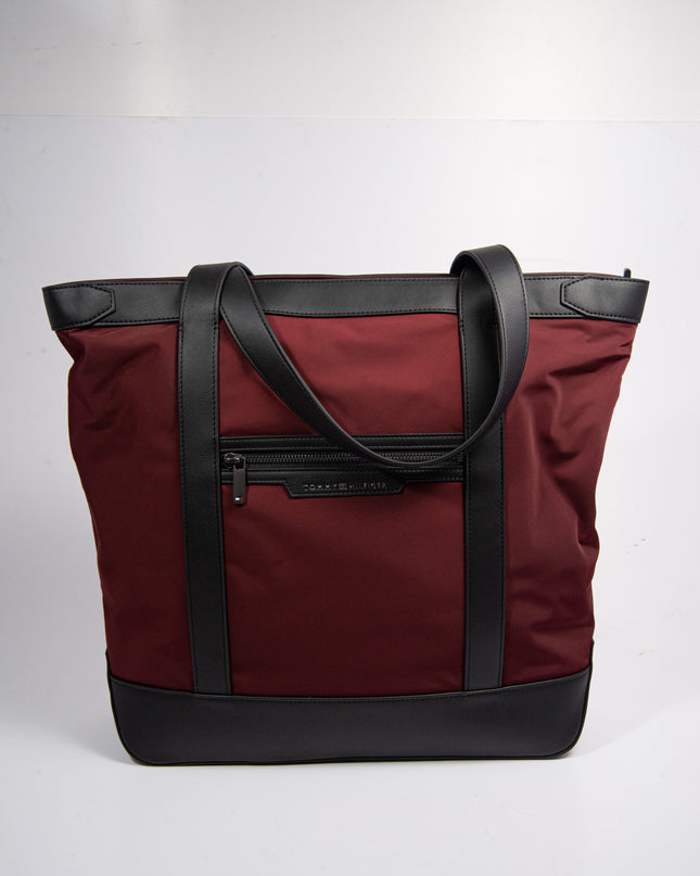 TH NYLON TOTE RED WINE