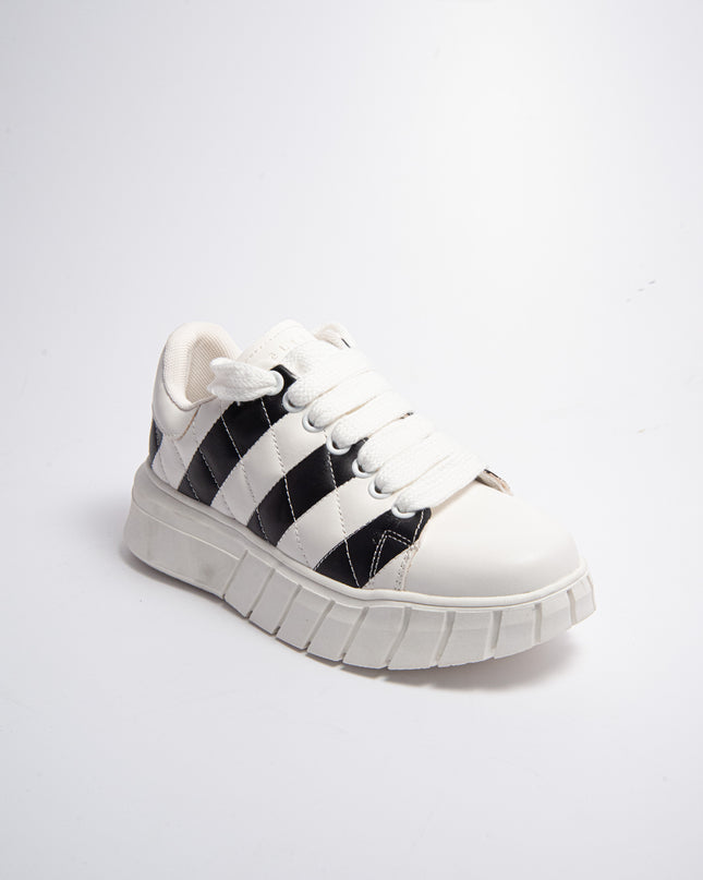 GAELLE SSNK SNEAKERS BIANCA-NERA