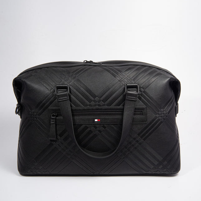 TH CORP TEXTURE DUFFLE BLACK