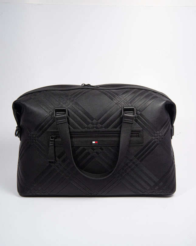 TH CORP TEXTURE DUFFLE BLACK