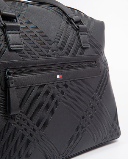 TH CORP TEXTURE DUFFLE BLACK