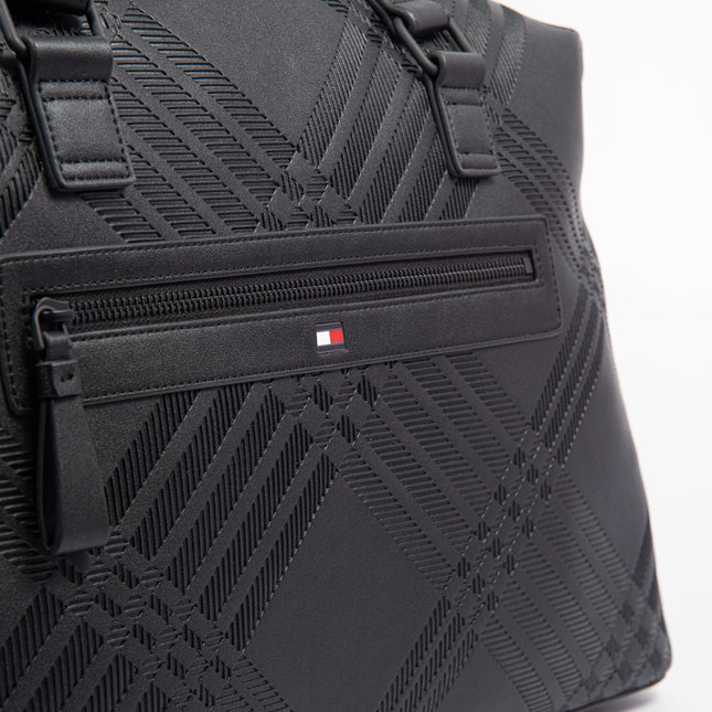 TH CORP TEXTURE DUFFLE BLACK