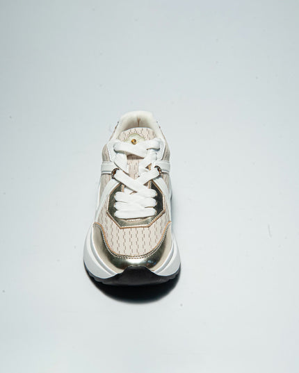 APEPAZZA 5SUL SNEAKERS BIANCA-BEIGE