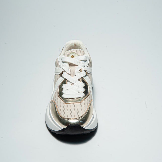 APEPAZZA 5SUL SNEAKERS BIANCA-BEIGE