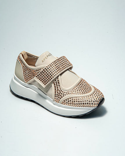 APEPAZZA 9DIA SNEAKERS BEIGE