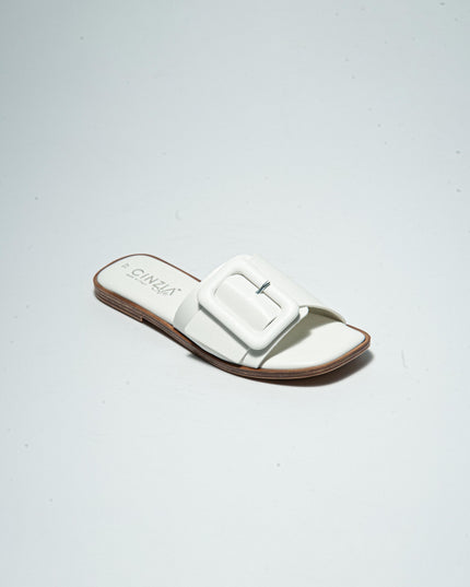 CINZIA SOFT 6001 CIABATTA BIANCA