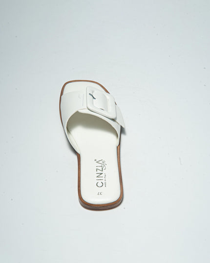 CINZIA SOFT 6001 CIABATTA BIANCA