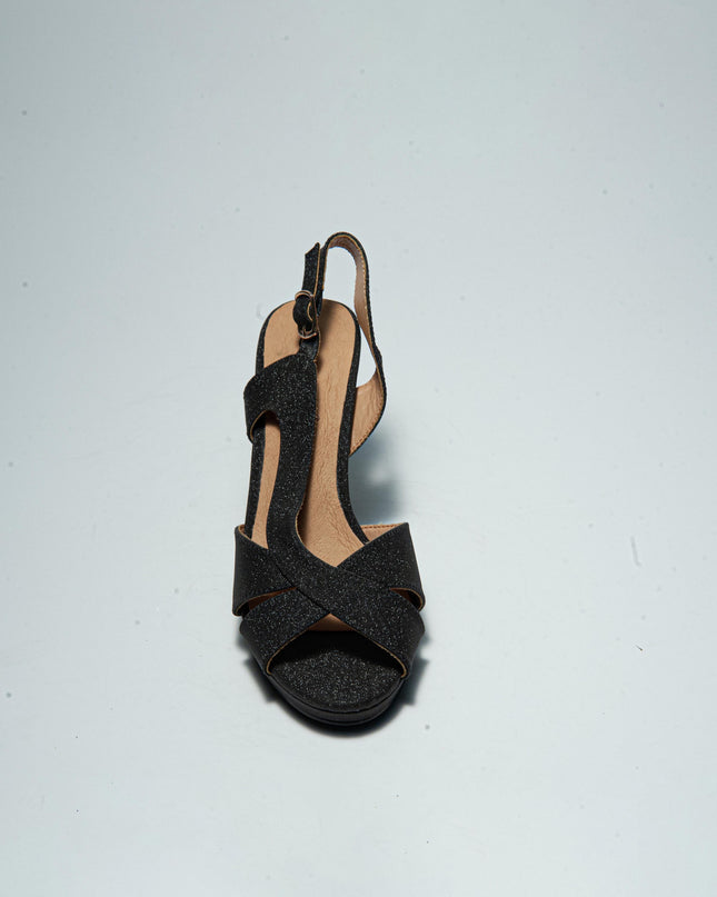 CINZIA SOFT 0001 SANDALO CON TACCO NERO