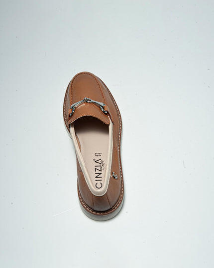 CINZIA SOFT O001 MOCASSINO CUOIO