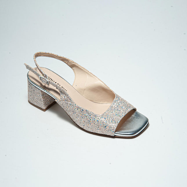 NOVAFLEX O001 SANDALO CON TACCO BASSO GRIGIO