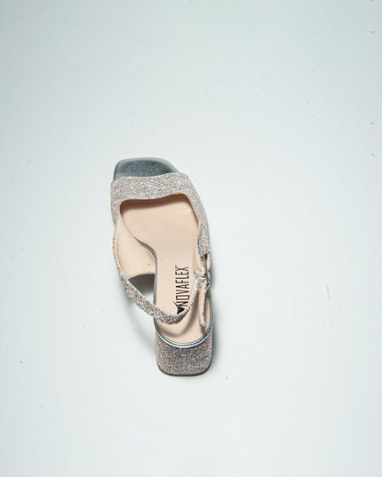 NOVAFLEX O001 SANDALO CON TACCO BASSO GRIGIO