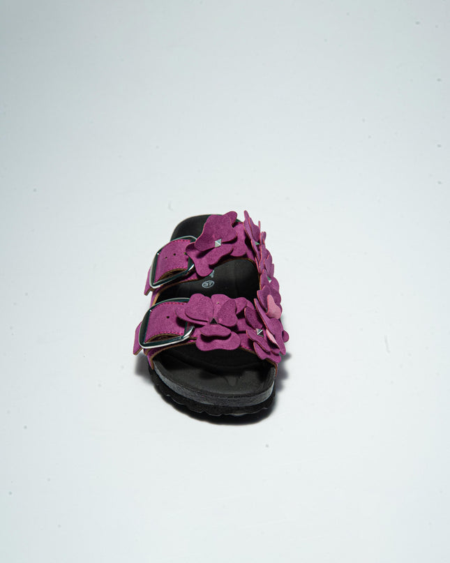 NOVAFLEX O002 SANDALO CON FIORI VIOLA