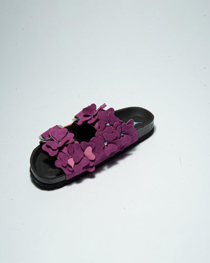 NOVAFLEX O002 SANDALO CON FIORI VIOLA