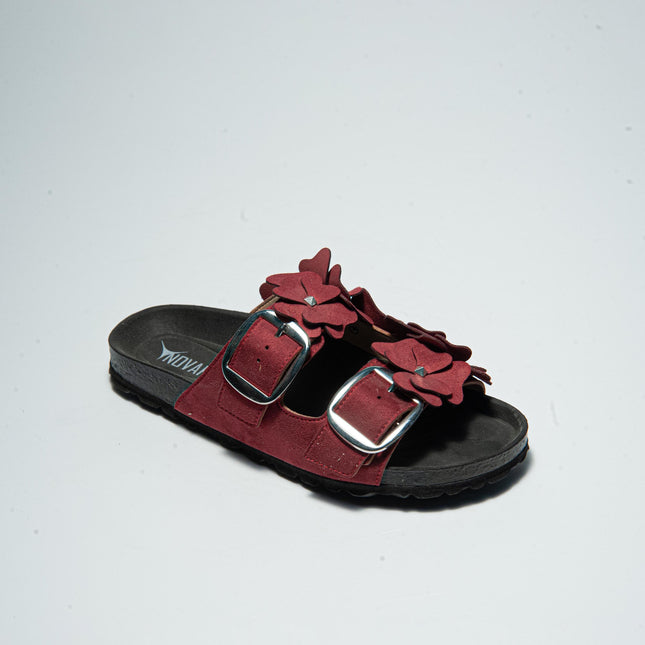 NOVAFLEX O002 SANDALO CON FIORI ROSSO