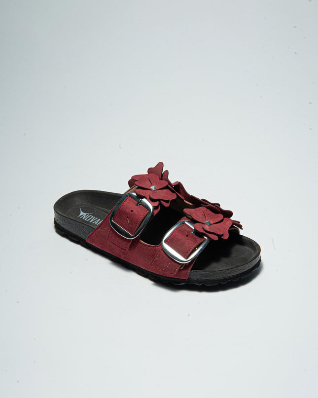 NOVAFLEX O002 SANDALO CON FIORI ROSSO