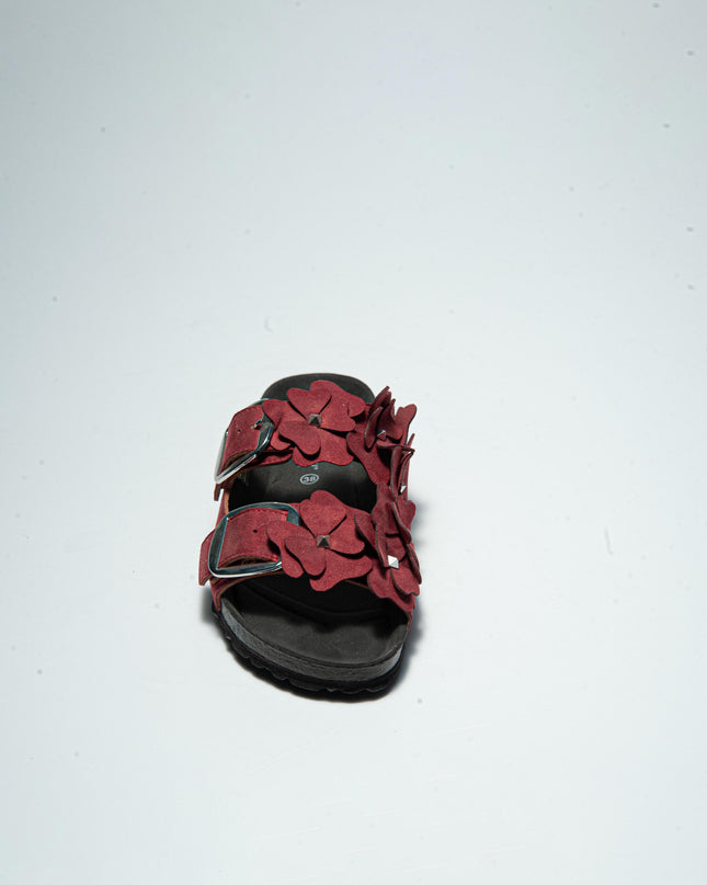 NOVAFLEX O002 SANDALO CON FIORI ROSSO