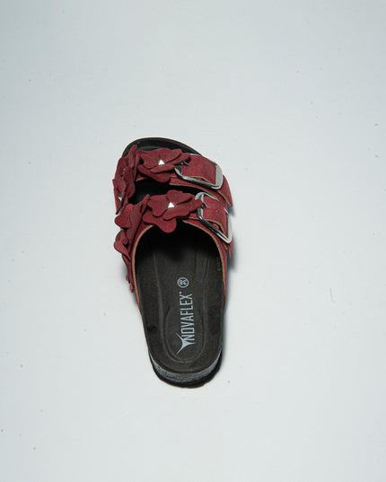 NOVAFLEX O002 SANDALO CON FIORI ROSSO