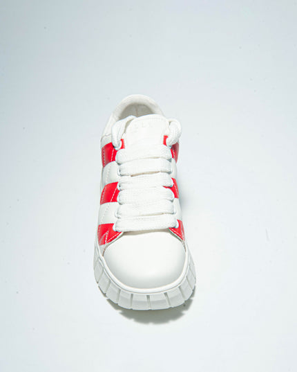 GAELLE SSNK SNEAKERS BIANCA-ROSSA