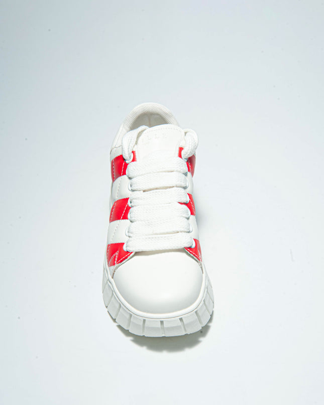 GAELLE SSNK SNEAKERS BIANCA-ROSSA