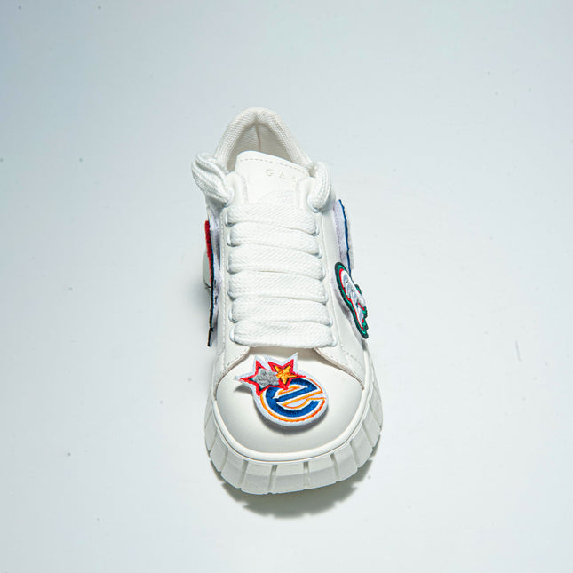 GAELLE SSNK SNEAKERS BIANCA CON LOGHI