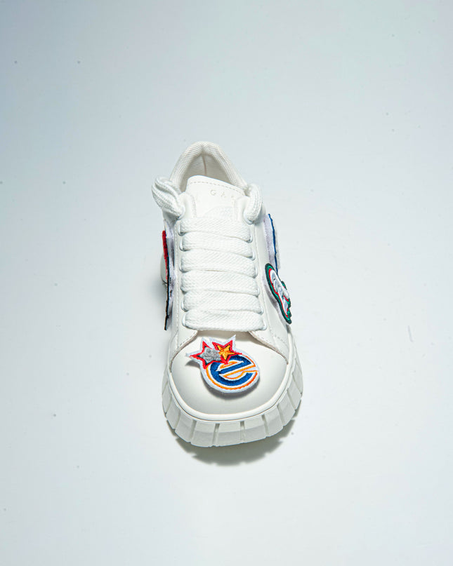GAELLE SSNK SNEAKERS BIANCA CON LOGHI