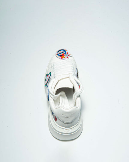 GAELLE SSNK SNEAKERS BIANCA CON LOGHI