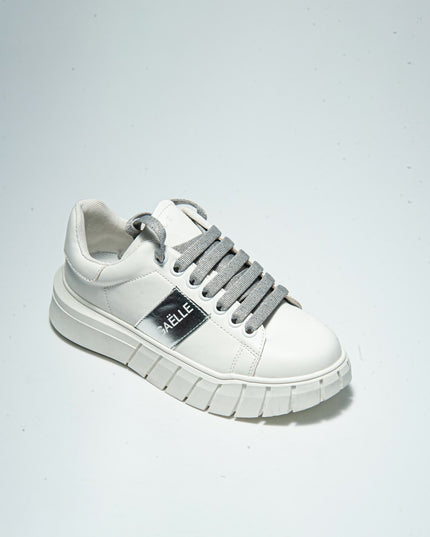 GAELLE SSNK SNEAKERS BIANCA-ARGENTO