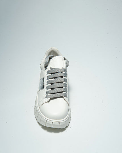 GAELLE SSNK SNEAKERS BIANCA-ARGENTO